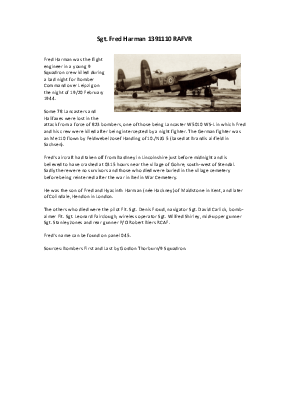 A preview of a PDF biography for Harman, Fred